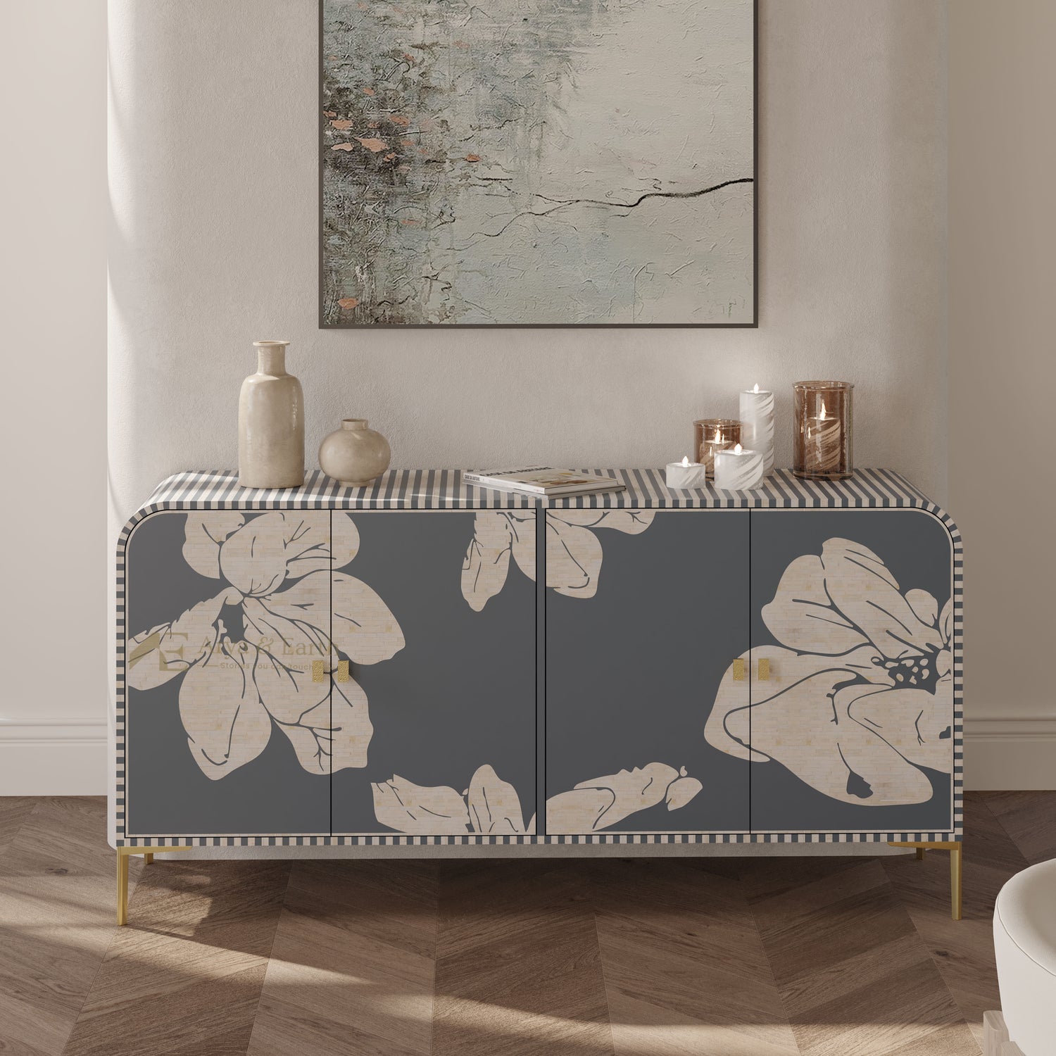 Bone Inlay Cabinets & Buffets