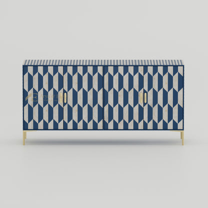 Gatsby Buffet - Bone Inlay - Blue Sapphire
