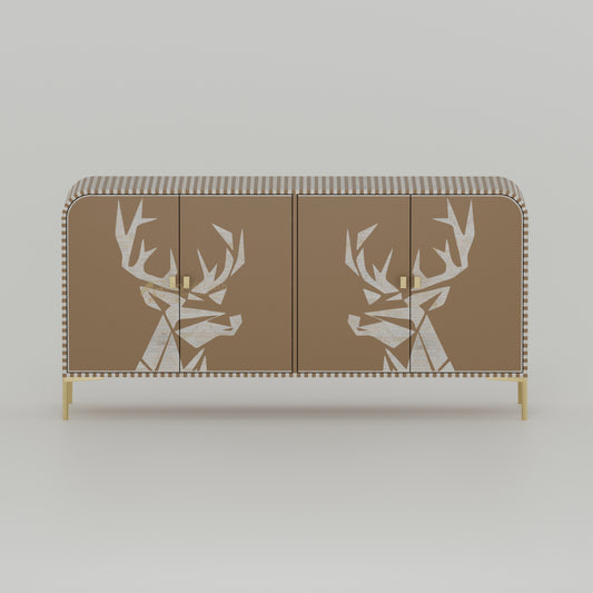Signature Buffet -  Bone Inlay - Havana Taupe
