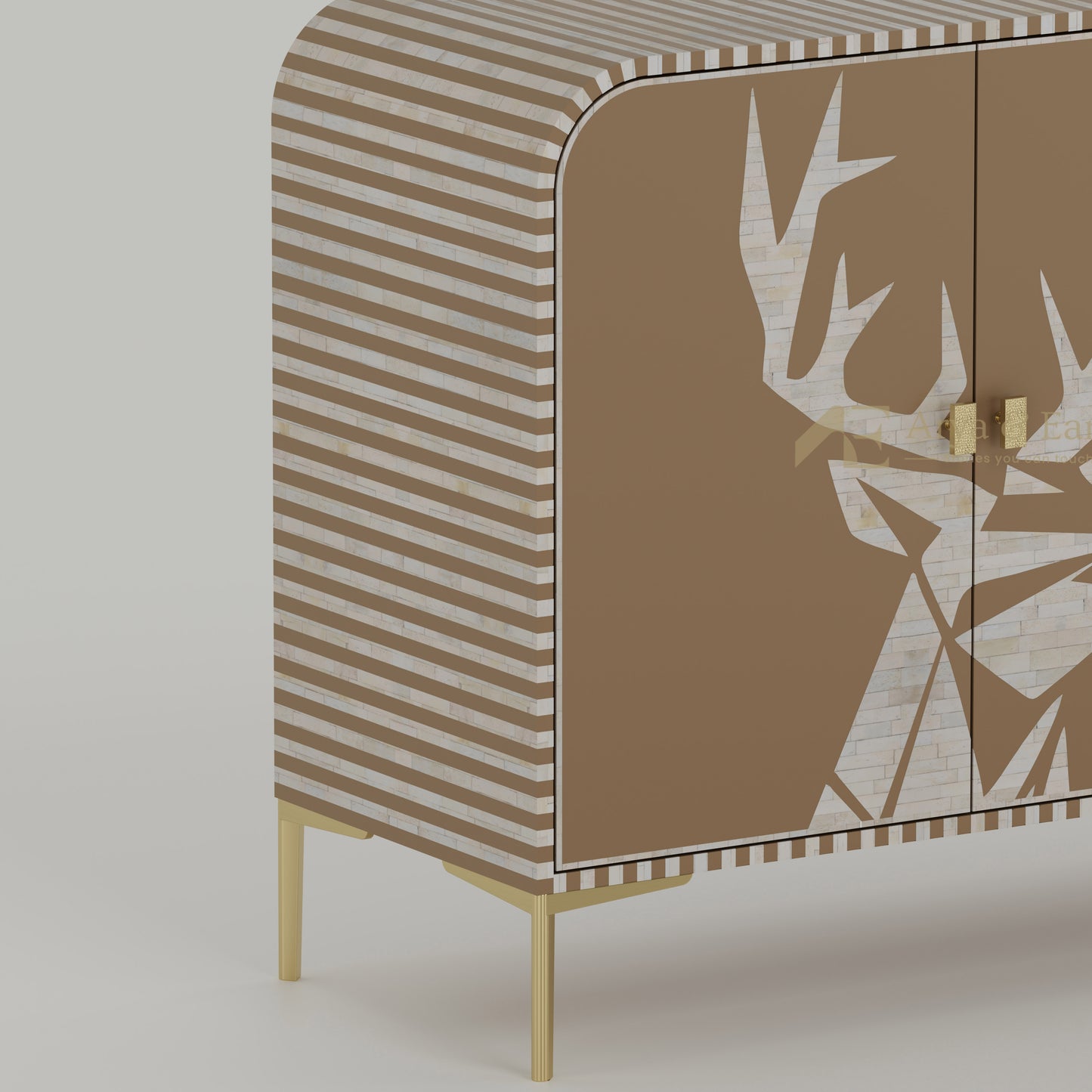 Signature Buffet -  Bone Inlay - Havana Taupe