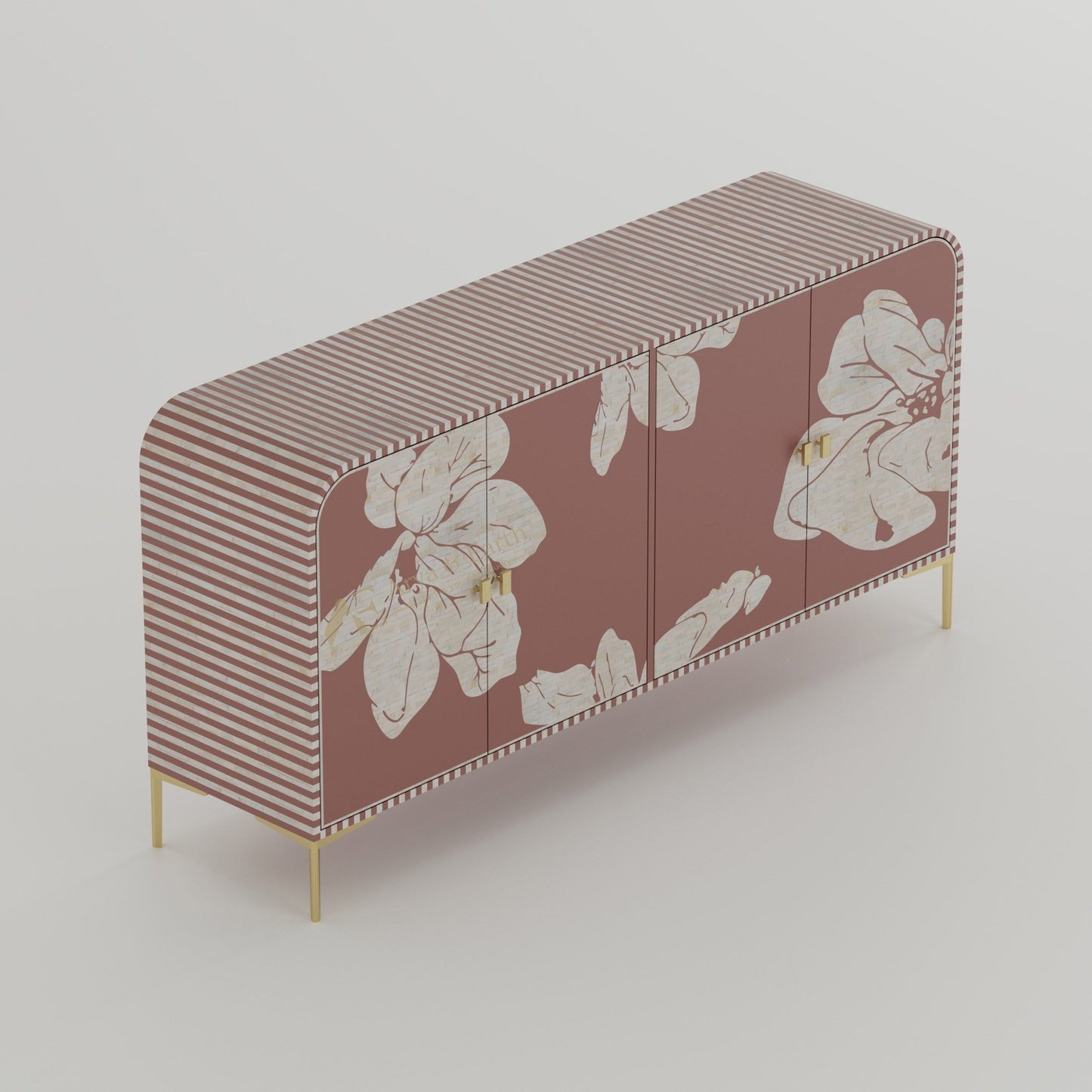 Aura Buffet - Mother of Pearl - Terracotta - arya & earth