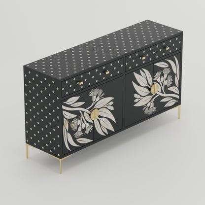 Australiana Buffet - Bone Inlay - Onyx - arya & earth