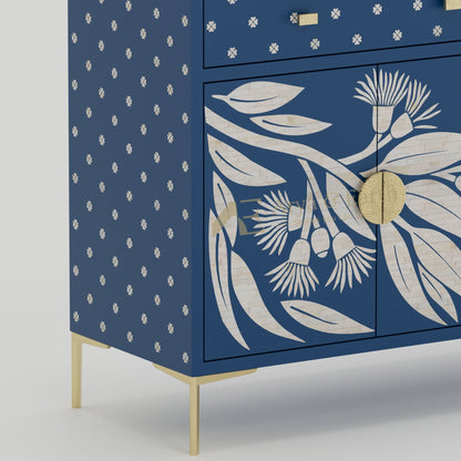 Australiana Buffet - Mother of Pearl - Blue Sapphire - arya & earth