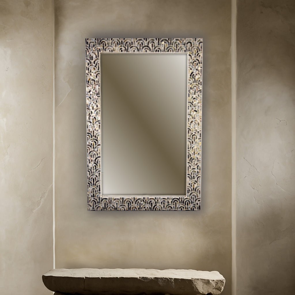 Pearl Inlay Mirror - Nightfall Sky - arya & earth