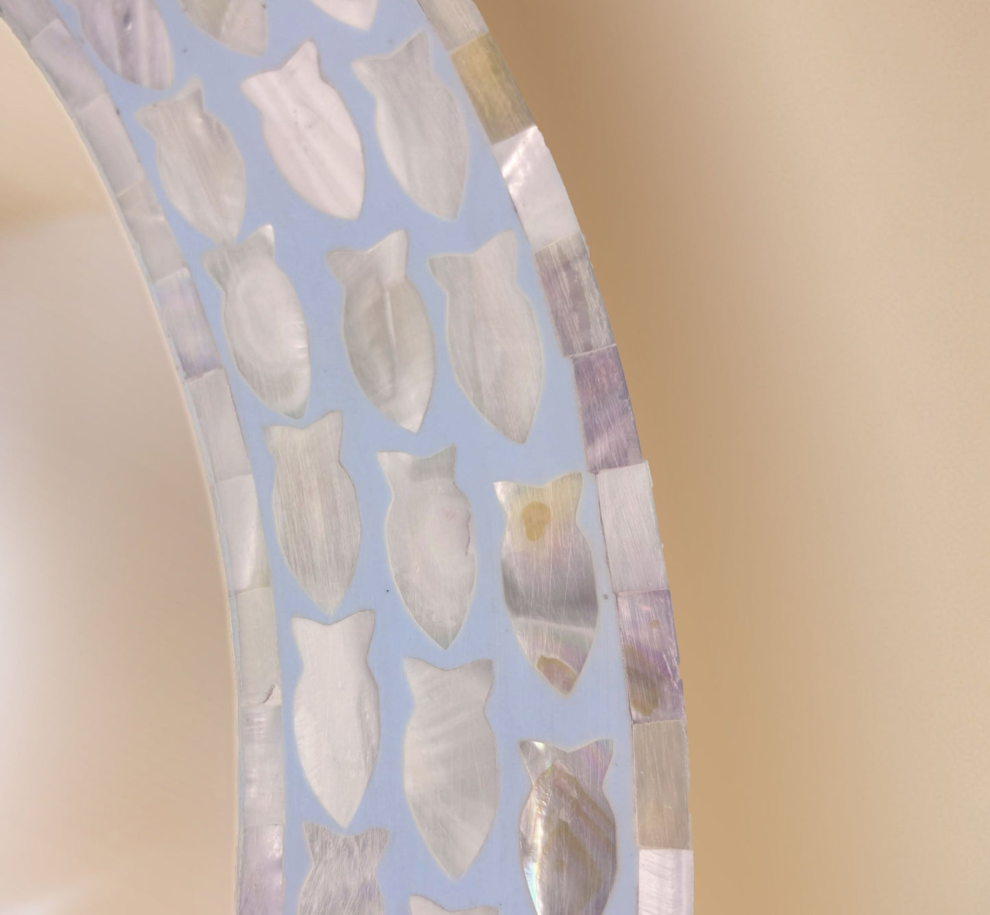 Pearl Inlay Mirror - Ocean whispers - arya & earth
