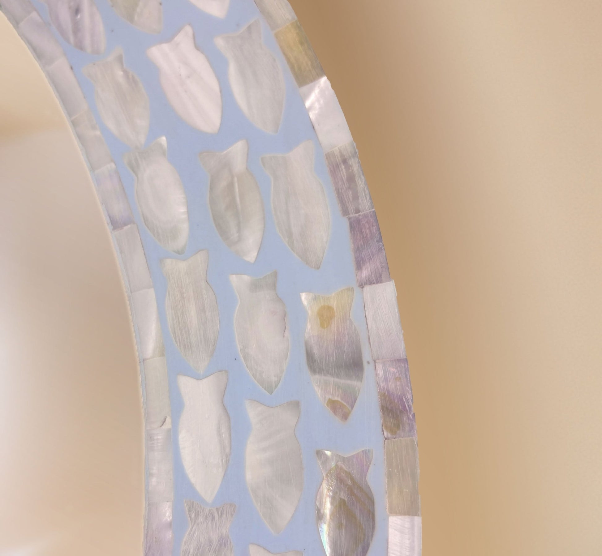 Pearl Inlay Mirror - Ocean whispers - arya & earth