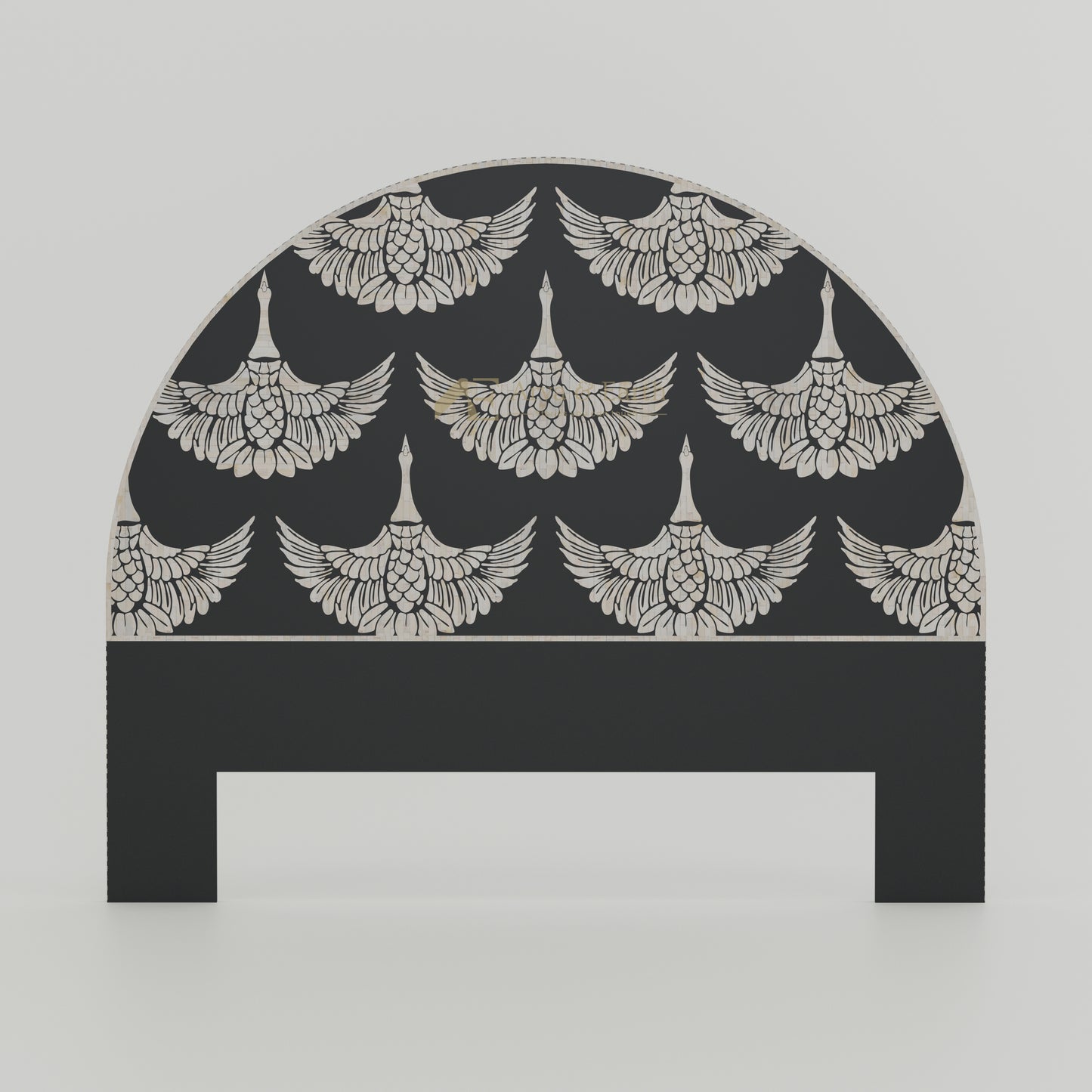 bone inlay bedhead handmade luxury