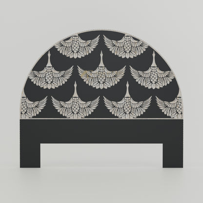 bone inlay bedhead handmade luxury