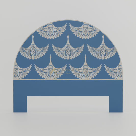 Signature Bedhead - Bone Inlay - Mystique Blue - arya & earth