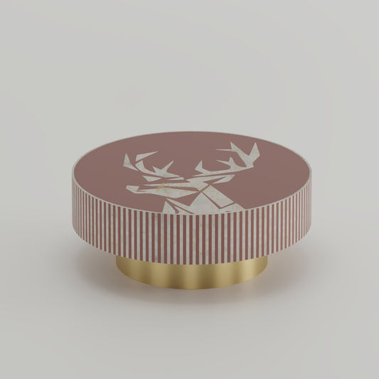 Signature Coffee Table - Mother of Pearl - Terracotta - arya & earth